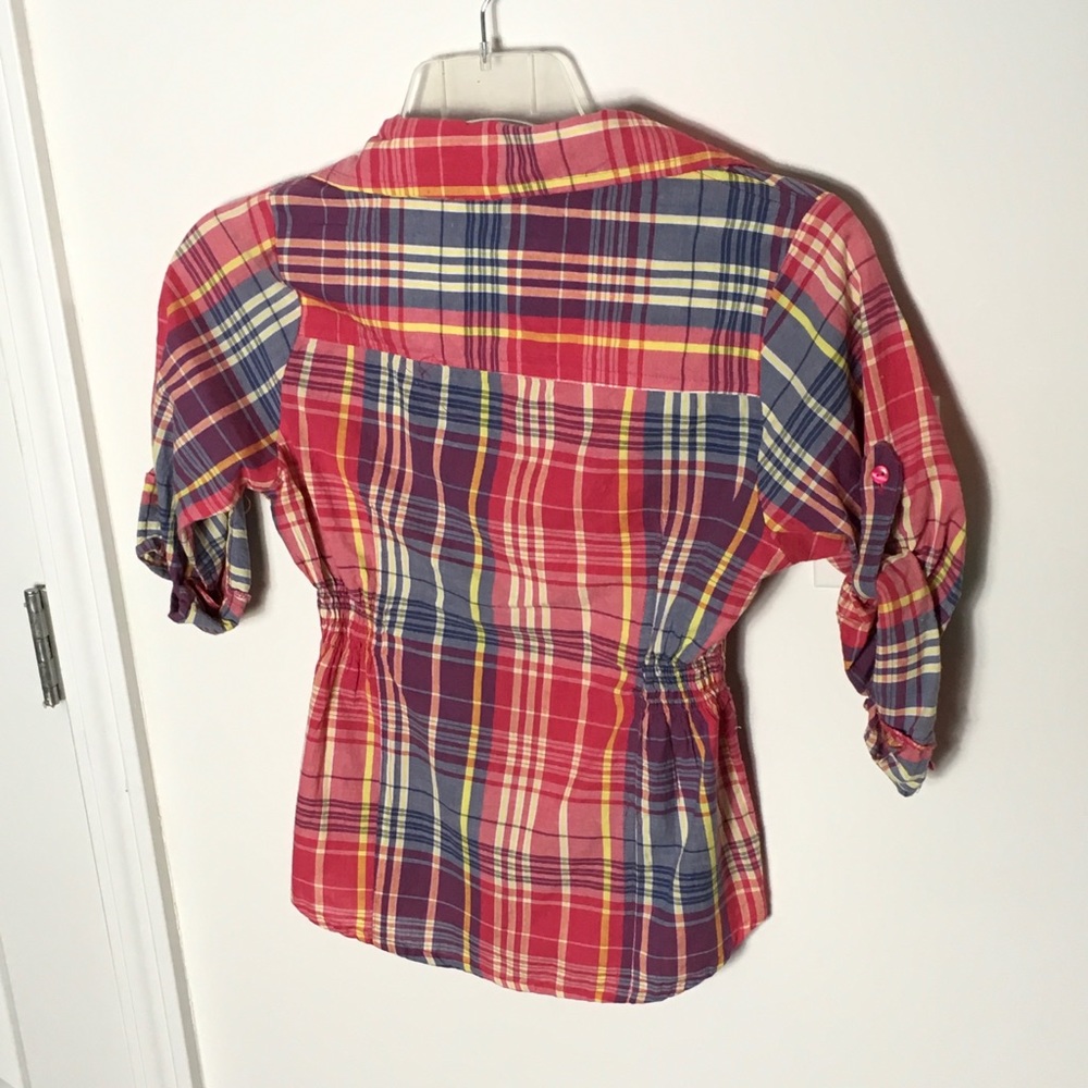 What’s Hot plaid button down shirt - Picture 2 of 2